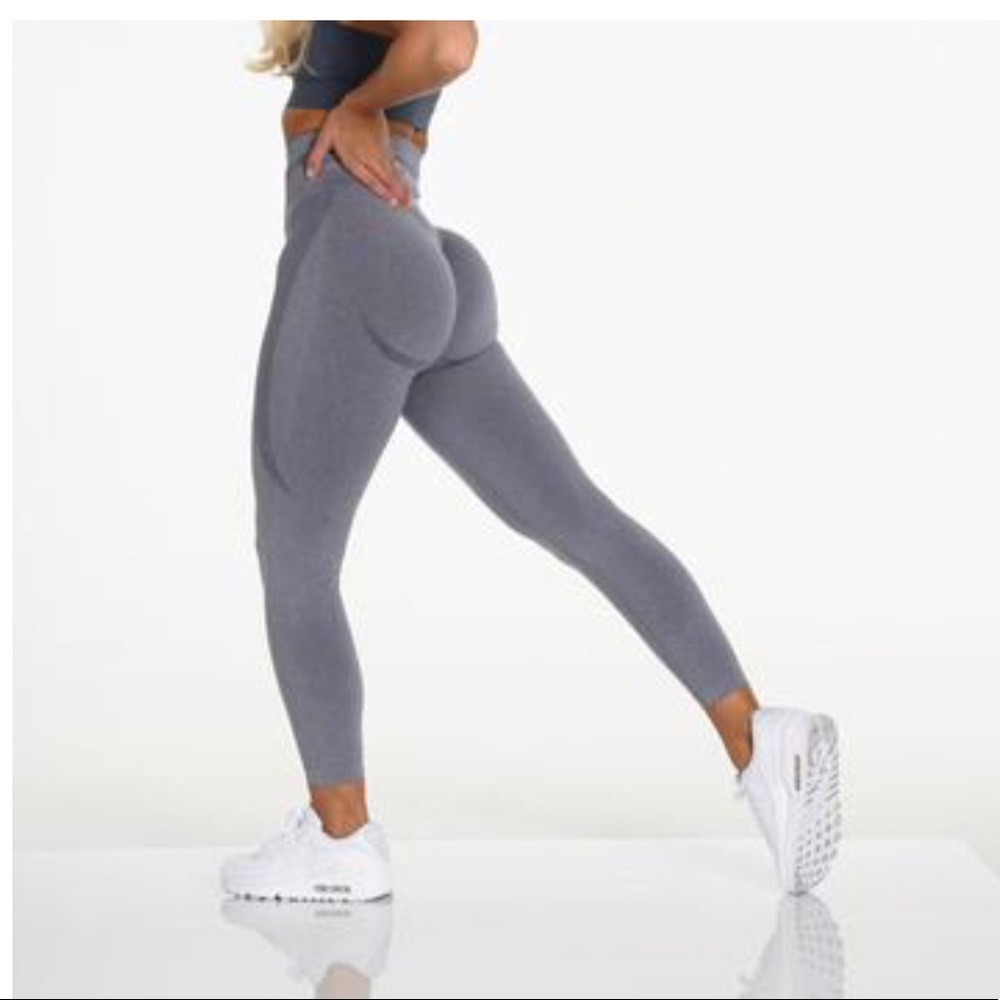 NVGTN Gray Contour Seamless Leggings Women’s Small